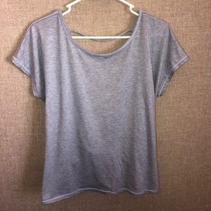 Open back lulu lemon shirt